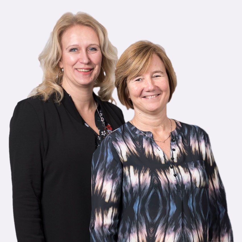 Presentatiecoaches Ginie Knipping en Edith Groenendaal